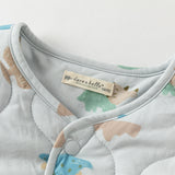 Dave&Bella Kids Boys Dinosaur Print/Blue Warm Padded Liner Jacket