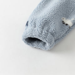 Dave&Bella Kids Girls/Boys Multi-print Turtle Soft Plush Outwear Coats