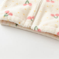 Dave&Bella Kids Girls/Boys Multi-print Turtle Soft Plush Outwear Coats