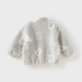 Dave&Bella Kids Girls/Boys Multi-print Turtle Soft Plush Outwear Coats