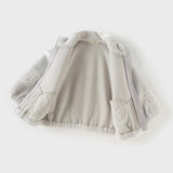 Dave&Bella Kids Girls/Boys Multi-print Turtle Soft Plush Outwear Coats