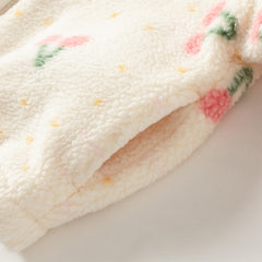 Dave&Bella Kids Girls/Boys Multi-print Turtle Soft Plush Outwear Coats