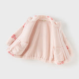 Dave&Bella Kids Girls/Boys Multi-print Turtle Soft Plush Outwear Coats