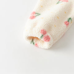 Dave&Bella Kids Girls/Boys Multi-print Turtle Soft Plush Outwear Coats