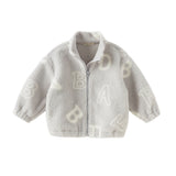 Dave&Bella Kids Girls/Boys Multi-print Turtle Soft Plush Outwear Coats