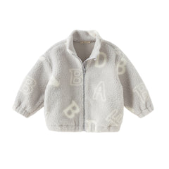 Dave&Bella Kids Girls/Boys Multi-print Turtle Soft Plush Outwear Coats