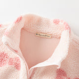 Dave&Bella Kids Girls/Boys Multi-print Turtle Soft Plush Outwear Coats