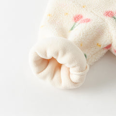 Dave&Bella Kids Girls/Boys Multi-print Turtle Soft Plush Outwear Coats