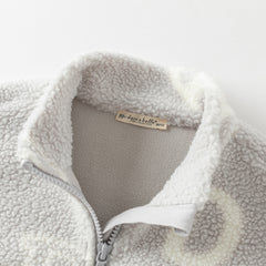 Dave&Bella Kids Girls/Boys Multi-print Turtle Soft Plush Outwear Coats