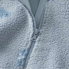 Dave&Bella Kids Girls/Boys Multi-print Turtle Soft Plush Outwear Coats