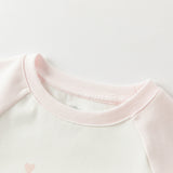 Dave&Bella Kids Girls Yellow/Pink Cotton Indoor Sleepwear Pajamas