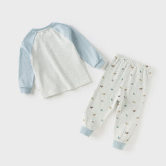 Dave&Bella Toddler Girls/Boys Autumn Cotton Cute Print Sleepwear Pajamas Pants Set