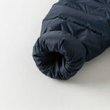 Dave&Bella Toddler Boys Winter Navy Blue Outdoor Windproof Faux Two-piece Down Jacket