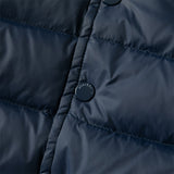Dave&Bella Toddler Boys Winter Navy Blue Outdoor Windproof Faux Two-piece Down Jacket
