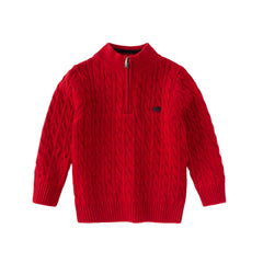 Dave&Bella Kids Girls/Boys Winter Versatile Multicolor Warm Turtle Pullover Sweaters Tops
