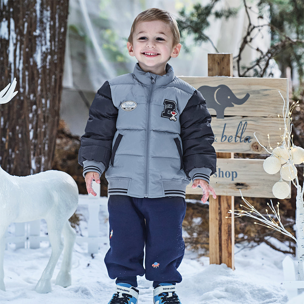 Dave&Bella Toddler Girls/Boys Winter Turtle Outdoor Windproof Warm Down Coats