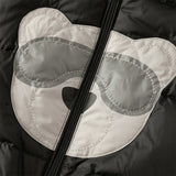 Dave&Bella Toddler Boys Winter Black Cute Windproof Turtle Sleeveless Down Vests Tops