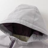 Dave&Bella Toddler Girls/Boys Green/Purple Outwear Soft Plush-lined Hooded Coats