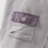 Dave&Bella Toddler Girls/Boys Green/Purple Outwear Soft Plush-lined Hooded Coats