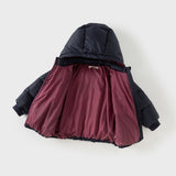 Dave&Bella Kids Girls/Boys Winter Cozy Lightweight Outwear Hooded Tire Puffer Jacket