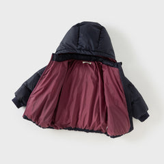 Dave&Bella Kids Girls/Boys Winter Cozy Windproof Outwear Hooded Down Coats