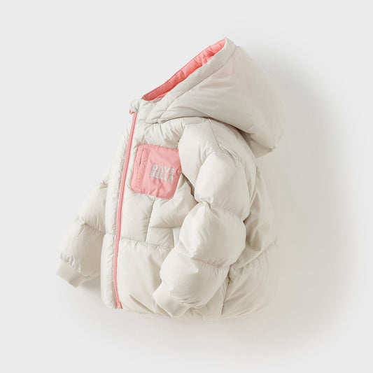 Dave&Bella Kids Girls/Boys Winter Cozy Windproof Outwear Hooded Down Coats
