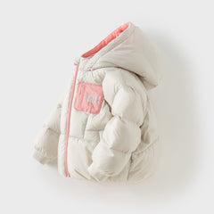 Dave&Bella Kids Girls/Boys Winter Cozy Windproof Outwear Hooded Down Coats