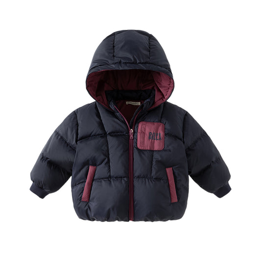 Dave&Bella Kids Girls/Boys Winter Cozy Windproof Outwear Hooded Down Coats