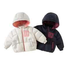 Dave&Bella Kids Girls/Boys Winter Cozy Windproof Outwear Hooded Down Coats