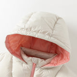 Dave&Bella Kids Girls/Boys Winter Cozy Lightweight Outwear Hooded Tire Puffer Jacket