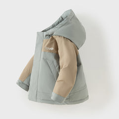 Dave&Bella Kids Girls/Boys Winter Outdoor Windproof Hooded Warm Goose Down Coats
