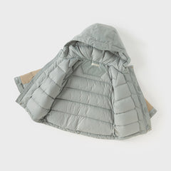 Dave&Bella Kids Girls/Boys Winter Outdoor Windproof Hooded Warm Goose Down Coats