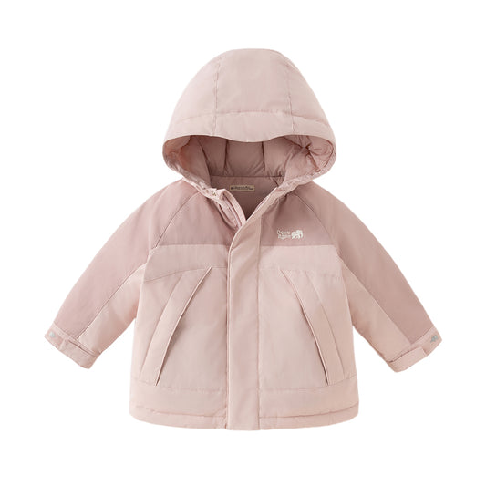 Dave&Bella Kids Girls/Boys Winter Outdoor Windproof Hooded Warm Goose Down Coats