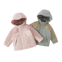 Dave&Bella Kids Girls/Boys Winter Outdoor Windproof Hooded Warm Goose Down Coats