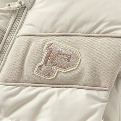 Dave&Bella Toddler Boys Winter Coral Grey Sleeveless Outdoor White Duck Down Vests Tops