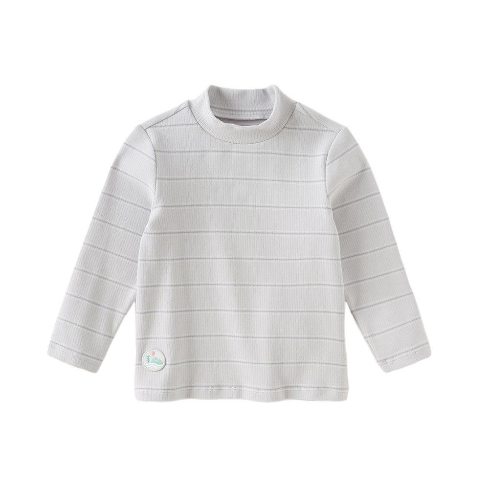 Dave&Bella Toddler Girls/Boys Striped Breathable Cotton Versatile T-shirt Tops
