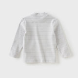 Dave&Bella Toddler Girls/Boys Striped Breathable Cotton Versatile T-shirt Tops