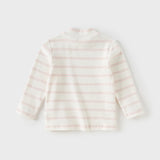 Dave&Bella Toddler Girls/Boys Striped Breathable Cotton Versatile T-shirt Tops