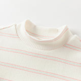 Dave&Bella Toddler Girls/Boys Striped Breathable Cotton Versatile T-shirt Tops