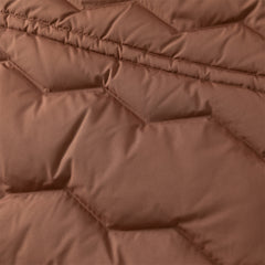 Dave&Bella Kids Boys Winter Casual Brown Long-length Fur-trimmed Warm Down Coats