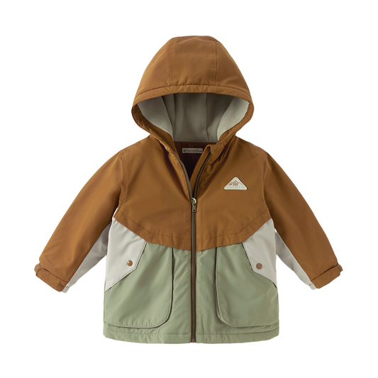 Dave&Bella Kids Girls/Boys Autumn Waterproof Outdoor Hooded Padded Coats
