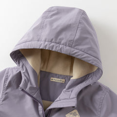 Dave&Bella Kids Girls/Boys Autumn Waterproof Outdoor Hooded Padded Coats