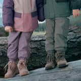 Dave&Bella Kids Girls/Boys Outdoor Outwear Plush-lined Drawstring Joggers Pants