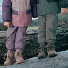 Dave&Bella Kids Girls/Boys Winter Outdoor Outwear Plush-lined Drawstring Joggers Pants