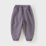 Dave&Bella Kids Girls/Boys Outdoor Outwear Plush-lined Drawstring Joggers Pants