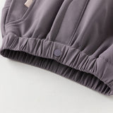 Dave&Bella Kids Girls/Boys Outdoor Outwear Plush-lined Drawstring Joggers Pants