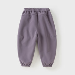 Dave&Bella Kids Girls/Boys Winter Outdoor Outwear Plush-lined Drawstring Joggers Pants