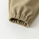 Dave&Bella Kids Girls/Boys Outdoor Outwear Plush-lined Drawstring Joggers Pants