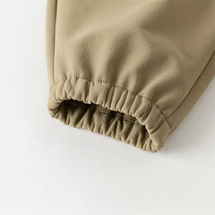 Dave&Bella Kids Girls/Boys Winter Outdoor Outwear Plush-lined Drawstring Joggers Pants