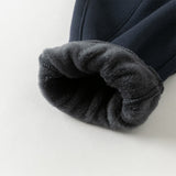 Dave&Bella Toddler Boys Outdoor Plush-lined Cozy Adjustable Waistband Sweatpants